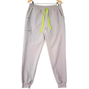 Figs Scrub Pants Womens Large Tall High Waisted Zamora Jogger Slate Pockets